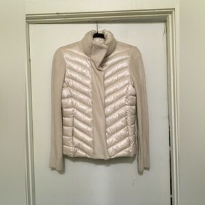 Calvin Klein Cream Puffer Jacket